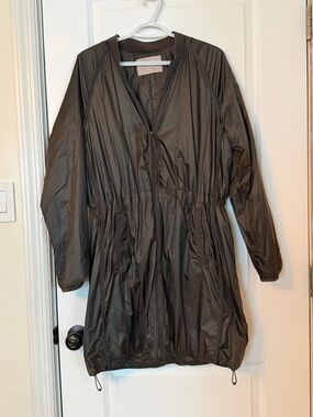 Athleta Olive Green Packable Zip-Front Jacket Size M